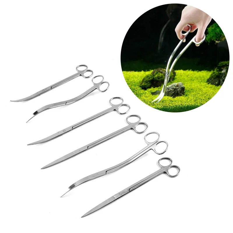 Aquarium Plant Holder - Gunting akuarium, peralatan tangki ikan penjepit