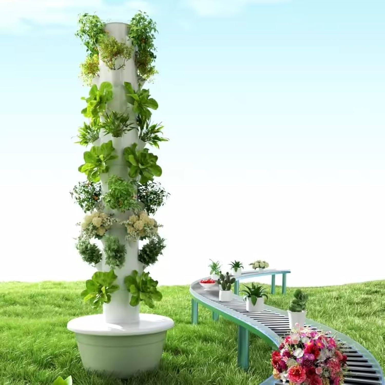 Planted Tank - Menara Hidroponik Vertikal Aeroponik untuk Buah