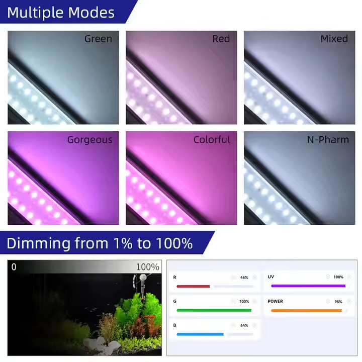 Lampu Akuarium WEEK AQUA Seri  - Live Plant Aquarium ulasan dan harga