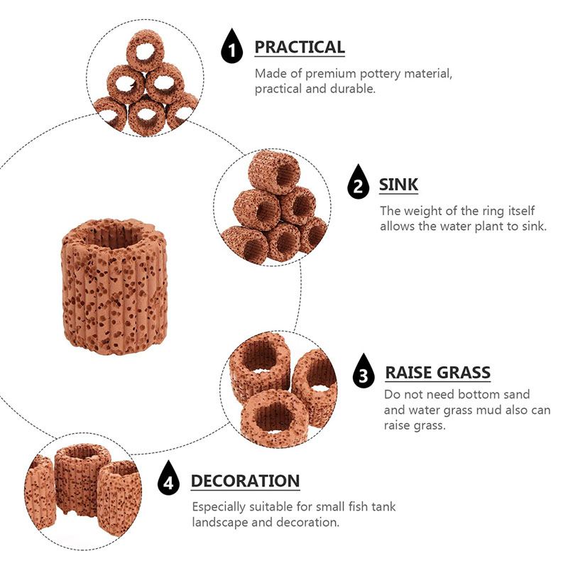 Cincin Tetap Tanaman Air untuk - Plant Aquarium Pot ulasan dan harga