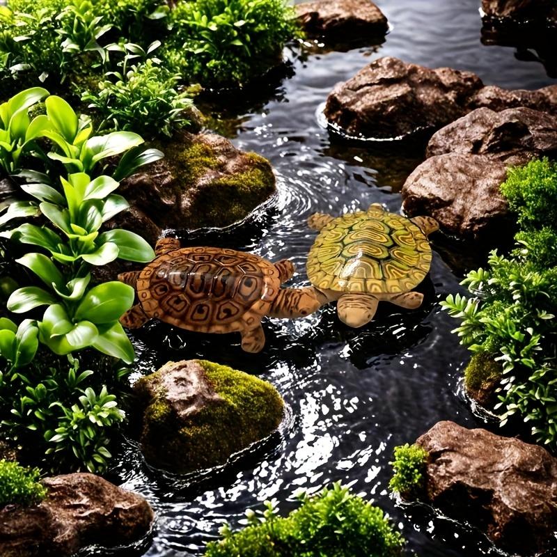 6 Patung Kura-Kura Mini untuk  - Aquarium Moss ulasan dan harga