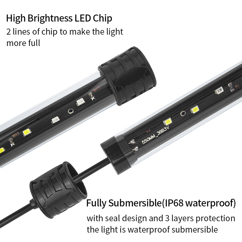 Lampu Akuarium LED USB 17-47CM - Aquarium Plant Light ulasan dan harga