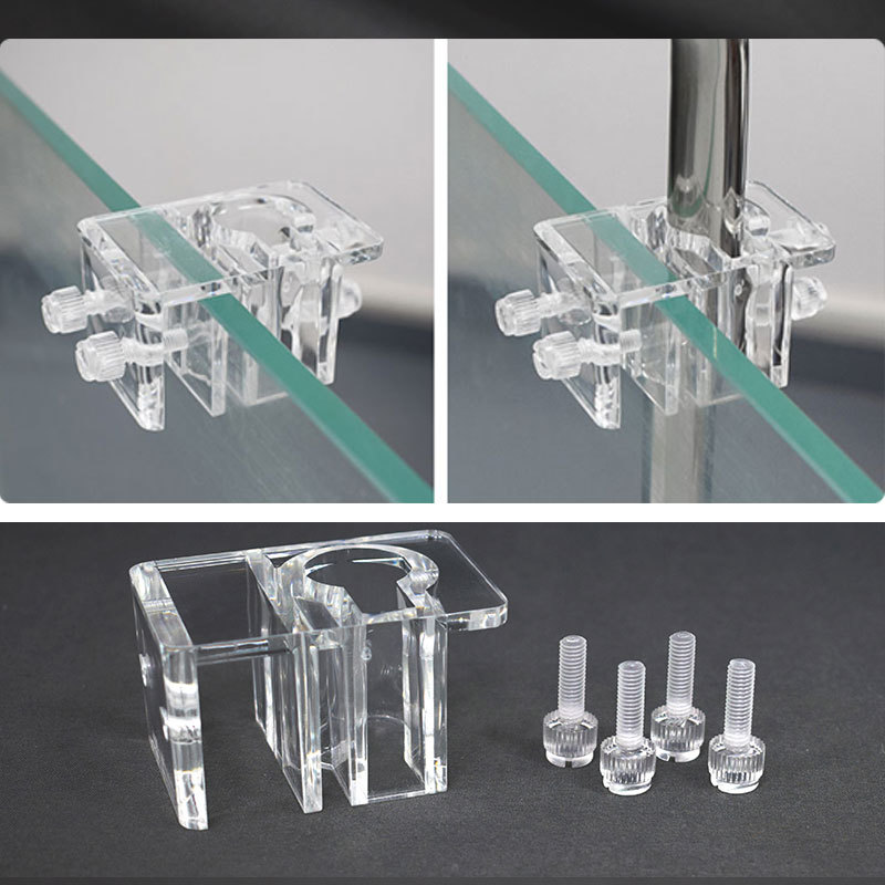 Klem pipa air akrilik tangki i - Aquarium Plant Holder ulasan dan harga