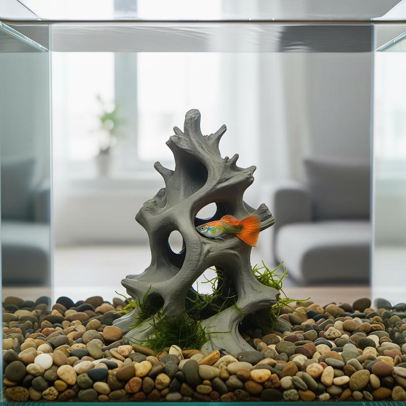 Ornamen Gua Ikan dari Kayu Apu - Aquarium Plant Substrate ulasan dan harga